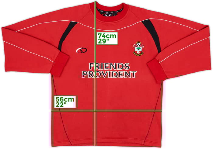 2003-04 Southampton Sweat Top - 8/10 - (L)