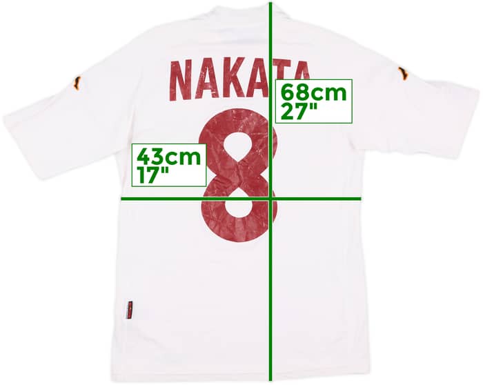 2000-01 Roma Away Shirt Nakata #8 - 5/10 - (S)