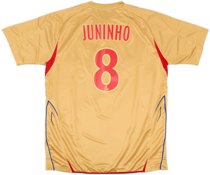 2007-08 Lyon Away Shirt Juninho #8 (L)