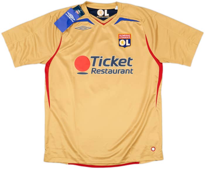 2007-08 Lyon Away Shirt Juninho #8 (L)