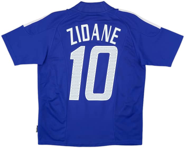 2002-04 France Home Shirt Zidane #10 - 9/10 - (XL.Boys)