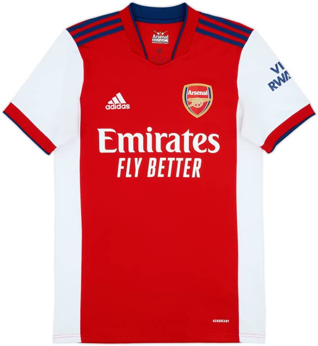 2021-22 Arsenal Home Shirt Odegaard #8 - 6/10 - (S)