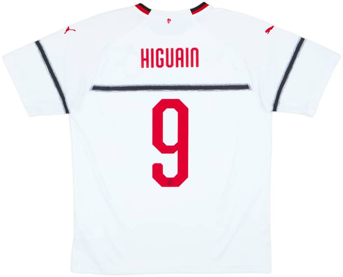 2018-19 AC Milan Away Shirt Higuain #9 - 8/10 - (XL)