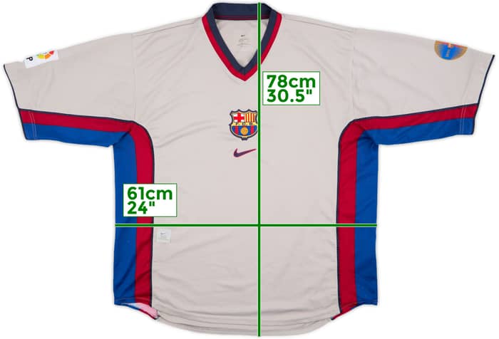 1998-01 Barcelona Away Shirt - 5/10 - (XXL)