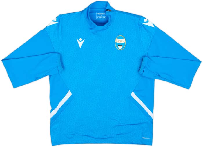 2022-23 SPAL Macron 1/4 Zip Drill Top - 8/10 - (S)