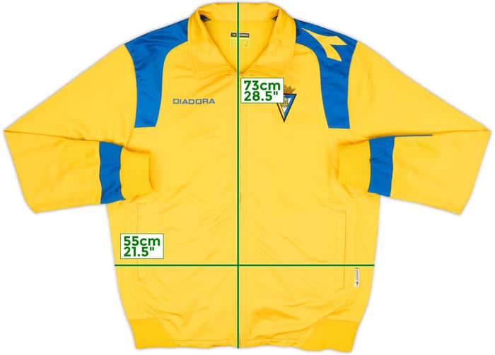2008-09 Cadiz Diadora Track Jacket - 9/10 - (M)