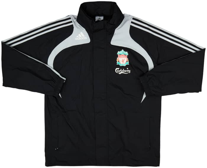 2008-09 Liverpool adidas Hooded Rain Jacket - 6/10 - (XL)
