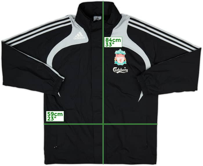 2008-09 Liverpool adidas Hooded Rain Jacket - 6/10 - (XL)