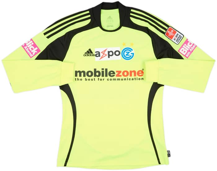 2008-10 Grasshoppers Match Issue Away L/S Shirt Toko #28