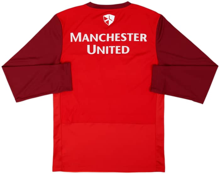 2011-12 Manchester United Nike Training L/S Shirt - 9/10 - (S)