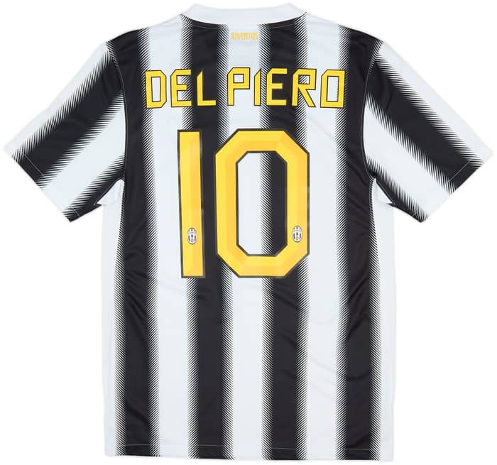 2011-12 Juventus Home Shirt Del Piero #10 - 7/10 - (S)