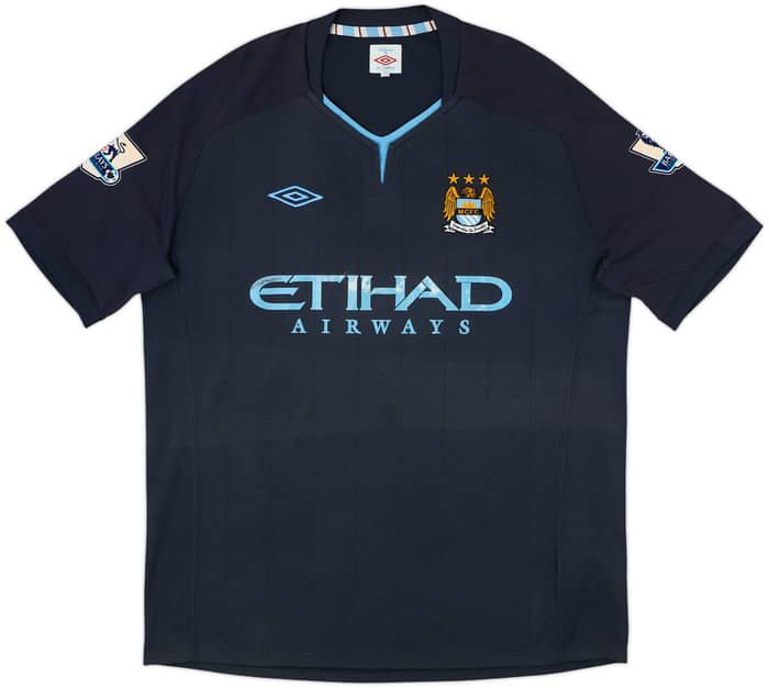 2010-12 Manchester City Away Shirt Silva #21 - 5/10 - (XL)