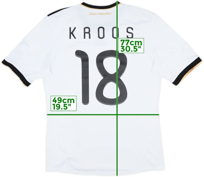 2010-11 Germany Home Shirt Kroos #18 - 5/10 - (L)