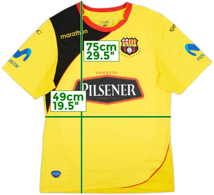 2011-12 Barcelona SC Home Shirt - 9/10 - (XL)