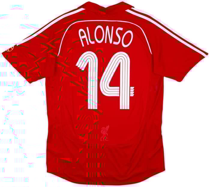 2006-08 Liverpool Home Shirt Alonso #14 - 5/10 - (M)