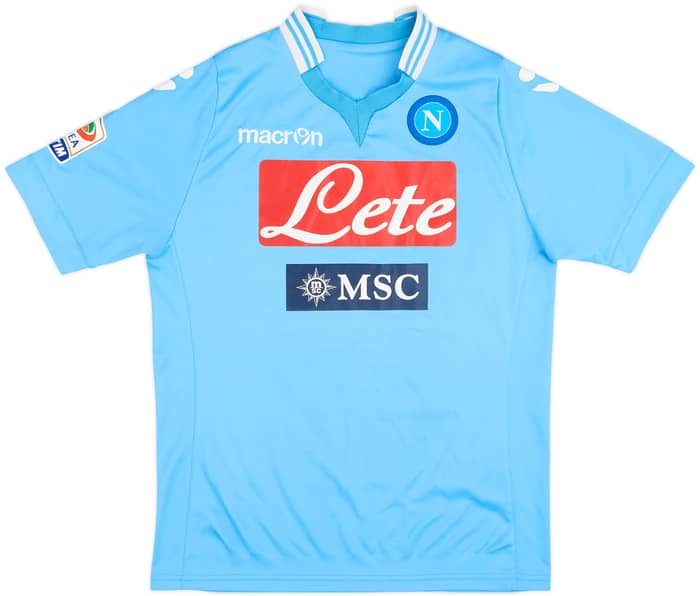 Camiseta de local del Napoli 2013-14 L. Insigne #24 - 4/10 - (M)