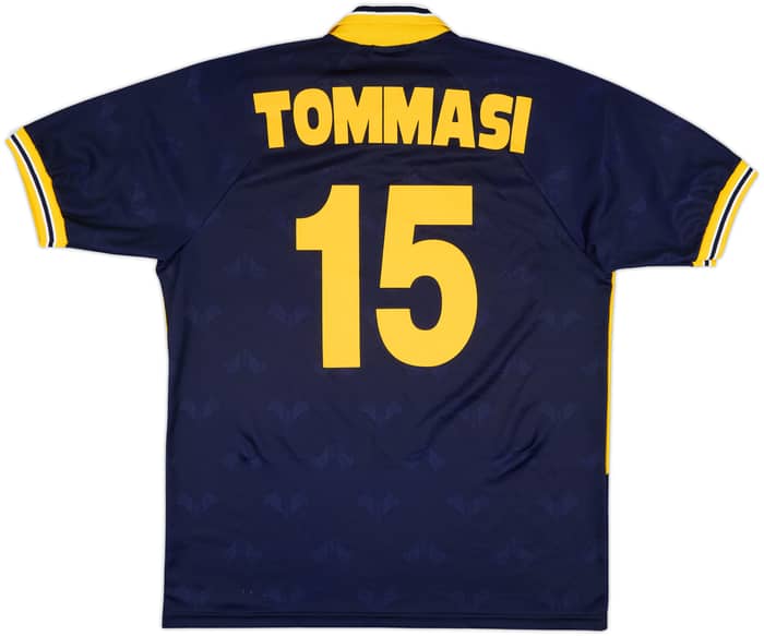 1995-96 Hellas Verona Home Shirt Tommasi #15 - 8/10 - (XL)