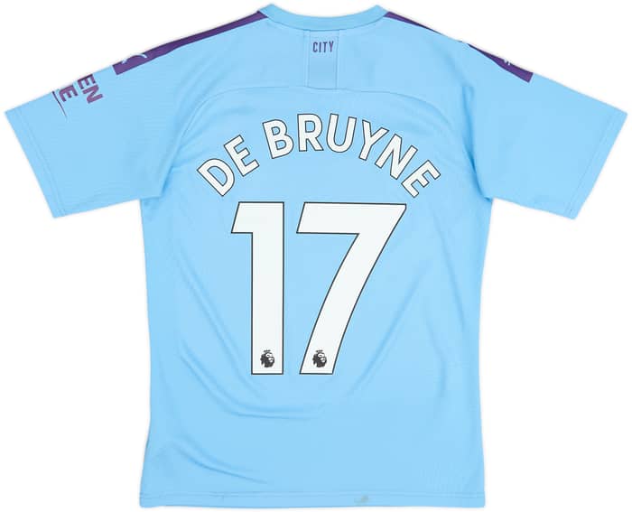 2019-20 Manchester City Home Shirt De Bruyne #17 - 5/10 - (S)