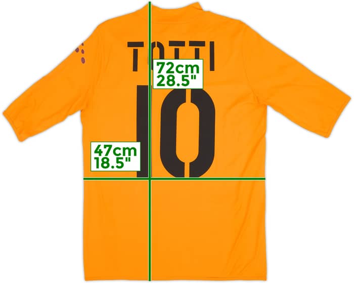 2003-04 Roma Third Shirt Totti #10 - 7/10 - (L)