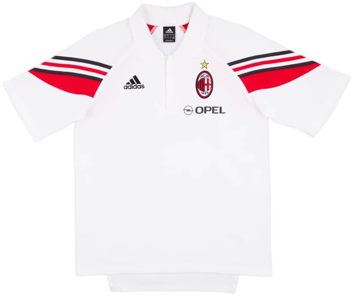 2003-04 AC Milan adidas Polo Shirt - 9/10 - (M/L)