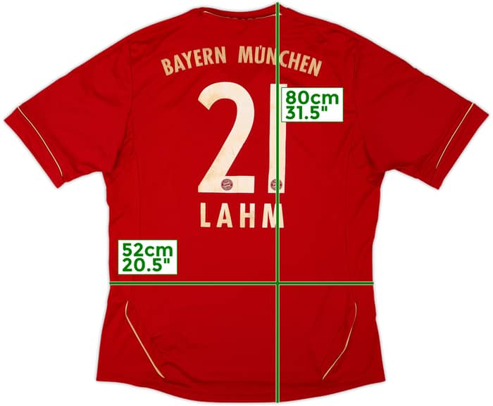 2011-13 Bayern Munich Home Shirt Lahm #21 - 5/10 - (XL)
