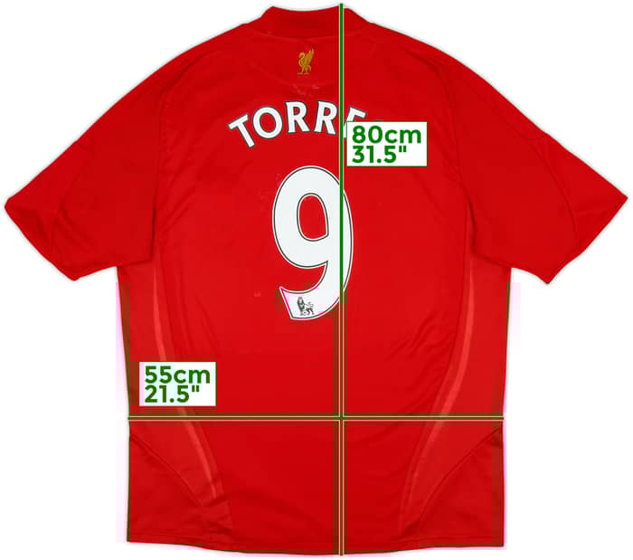2008-10 Liverpool Home Shirt Torres #9 - 5/10 - (L)