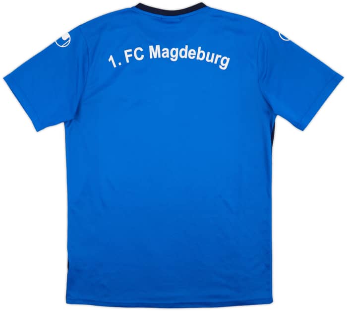 2017-18 Magdeburg Uhlsport Player Issue Training Shirt A.J #1 - 9/10 - (M)