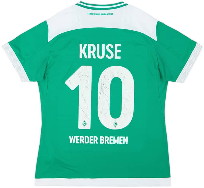 2018-19 Werder Bremen Home Shirt Kruse #10 - 4/10 - (Women's XL)