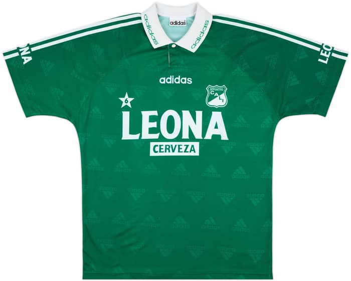 1997 Deportivo Cali Match Issue Home Shirt #22