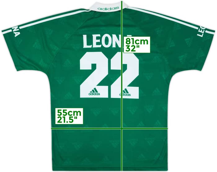1997 Deportivo Cali Match Issue Home Shirt #22
