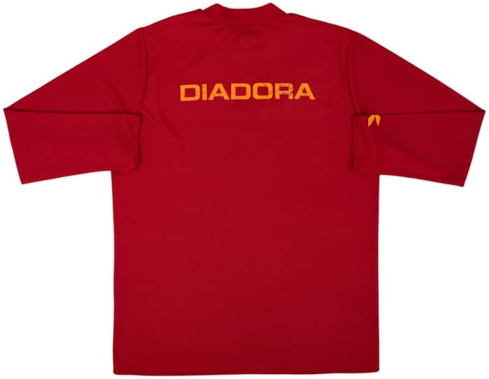 2005-06 Roma Diadora Training L/S Shirt - 6/10 - (XL)
