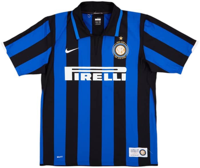 2007-08 Inter Milan Centenary Home Shirt - 5/10 - (XL)