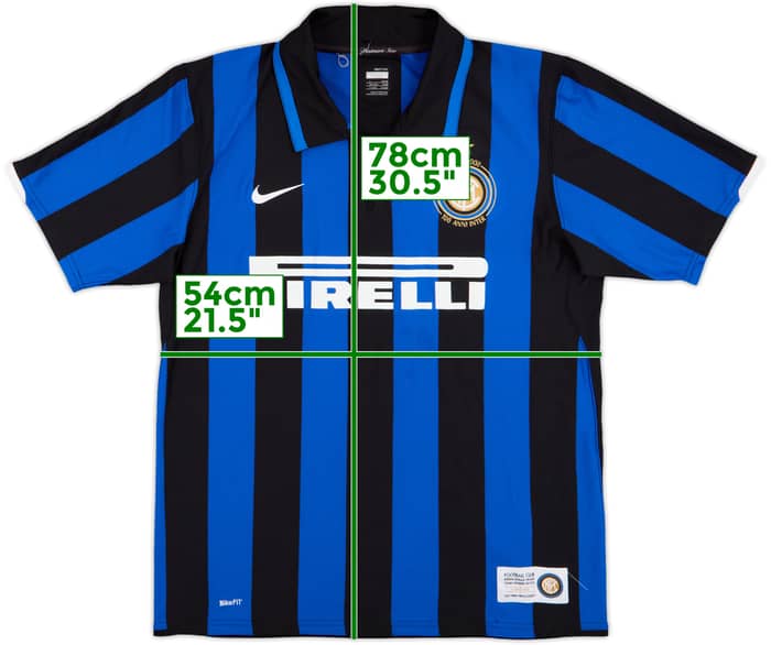 2007-08 Inter Milan Centenary Home Shirt - 5/10 - (XL)