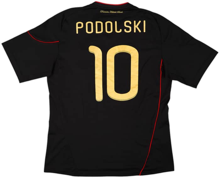 2010-11 Germany Away Shirt Podolski #10 - 8/10 - (L)