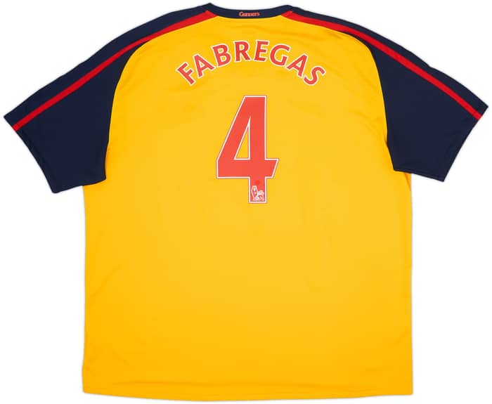 2008-09 Arsenal Away Shirt Fabregas #4 - 8/10 - (3XL)