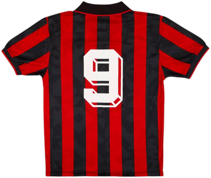 1994-95 AC Milan Home Shirt #9 - 7/10 - (L)