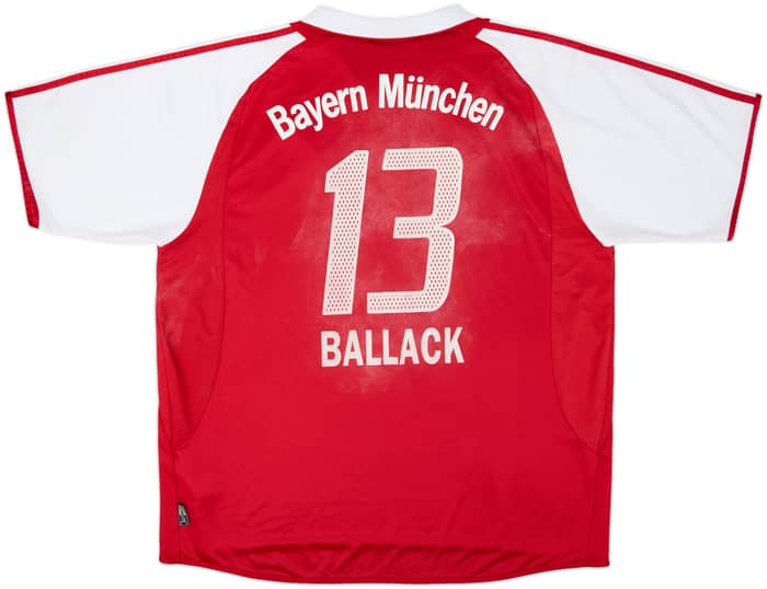 2003-04 Bayern Munich Home Shirt Ballack #13 - 4/10 - (XL)