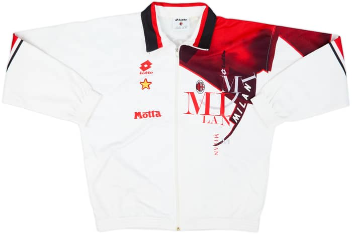 1993-94 AC Milan Lotto Track Jacket - 8/10 - (XL)