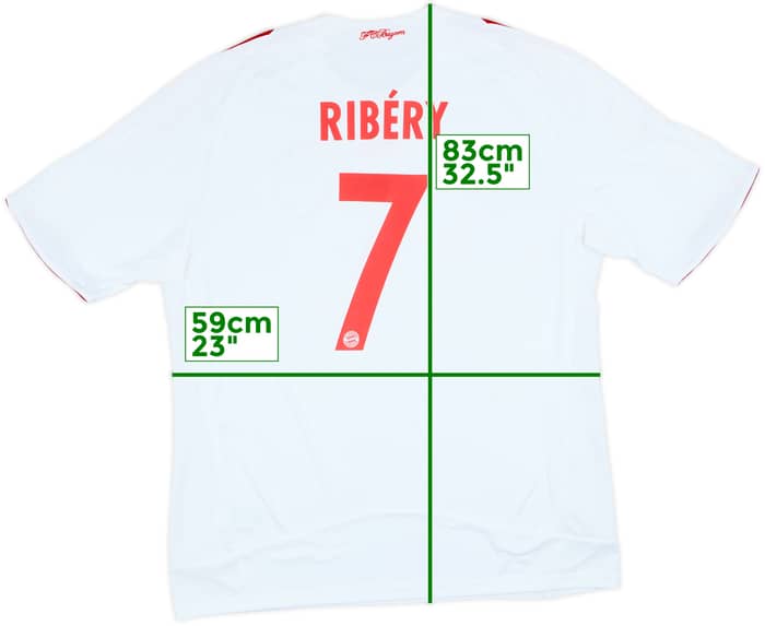 2008-09 Bayern Munich Third Shirt Ribery #7 - 8/10 - (XXL)