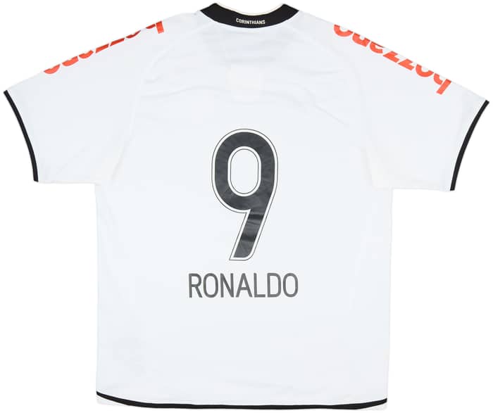2009 Corinthians Home Shirt Ronaldo #9 - 8/10 - (L)