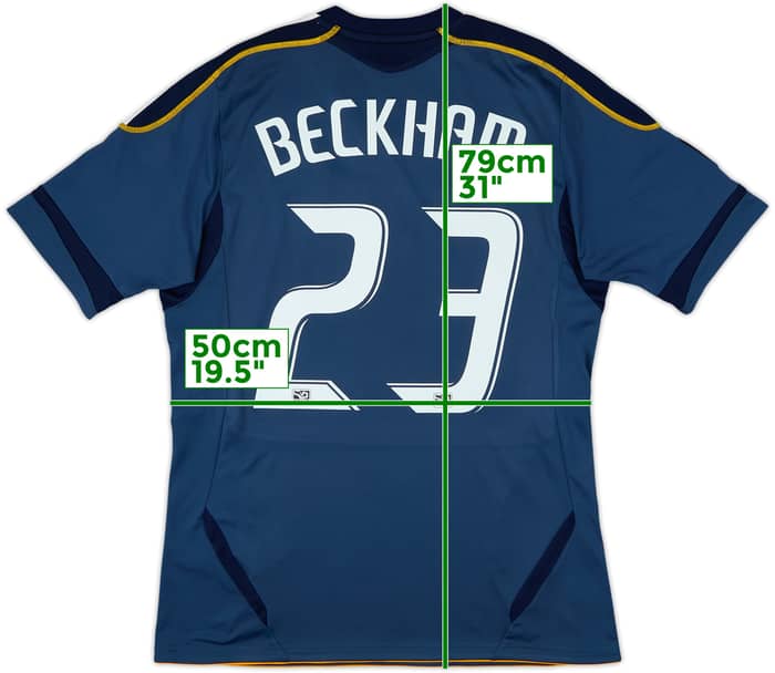 2011-12 LA Galaxy Away Shirt Beckham #23 - 6/10 - (M)
