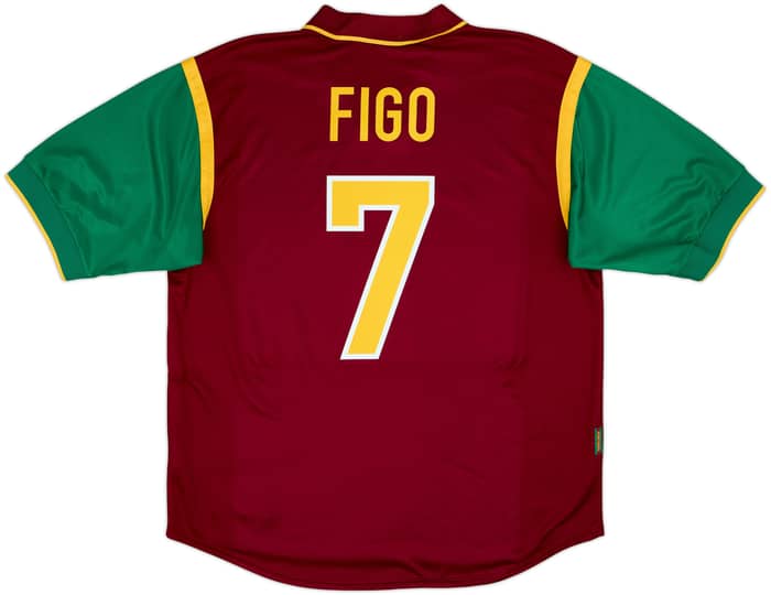 1999-00 Portugal Home Shirt Figo #7 - 8/10 - (XL)