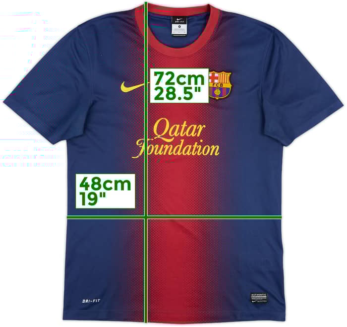 2012-13 Barcelona Basic Home Shirt - 5/10 - (S)