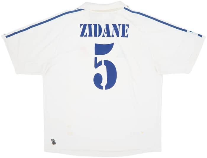 2001 Real Madrid Home Shirt Zidane #5 - 7/10 - (XL)