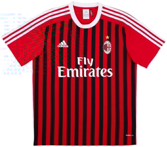 2011-12 AC Milan Basic Home Shirt Ibrahimovic #11 - 6/10 - (M)