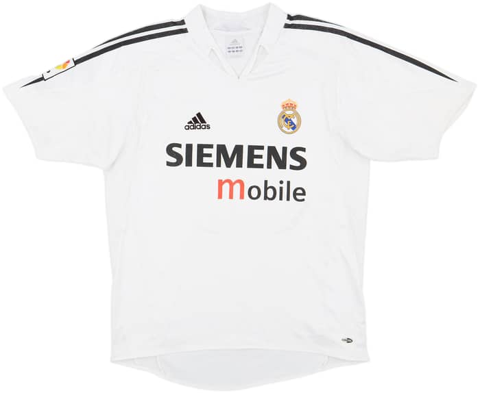 2004-05 Real Madrid Home Shirt Beckham #23 - 7/10 - (M)