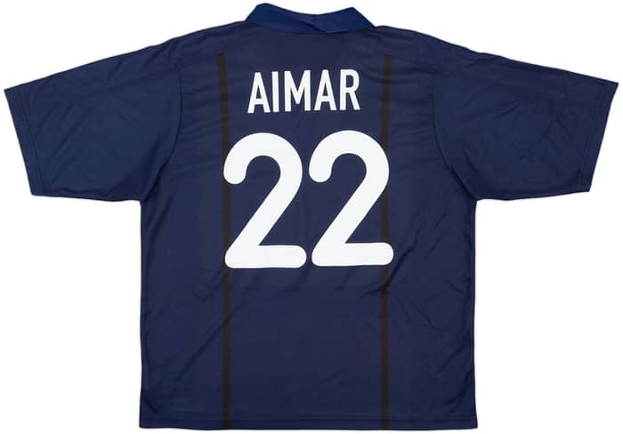 2000-01 Valencia Basic Away Shirt Aimar #22 - 5/10 - (XL)