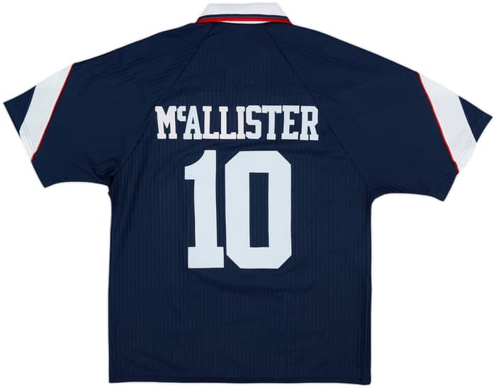 1996-98 Scotland Home Shirt McAllister #10 - 8/10 - (M)