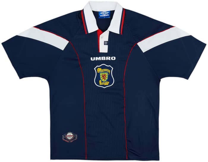 1996-98 Scotland Home Shirt McAllister #10 - 8/10 - (M)