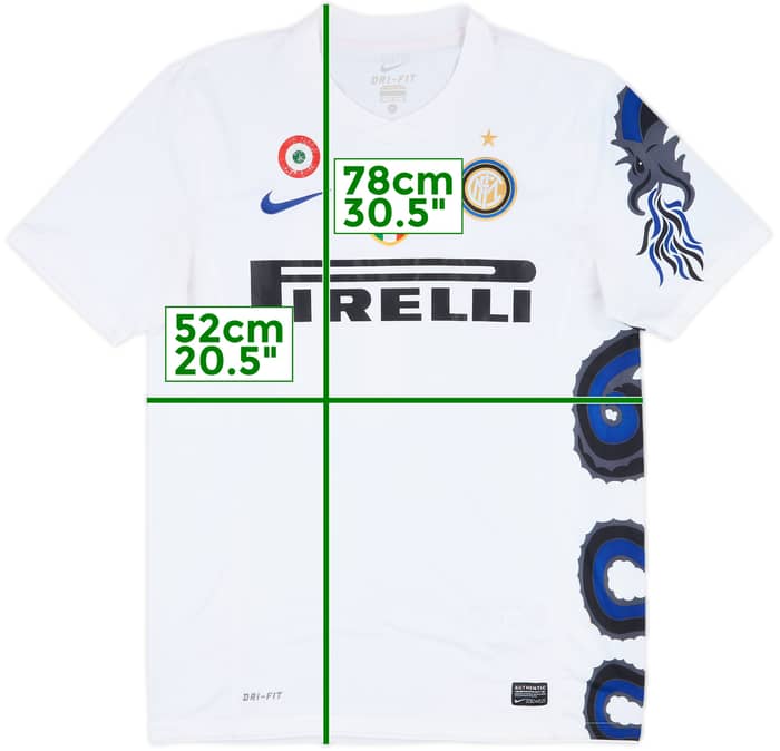 2010-11 Inter Milan Away Shirt #10 - 6/10 - (M)